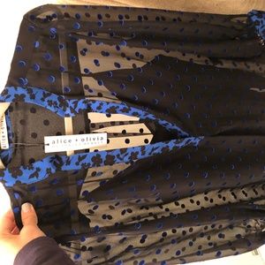 Alice and Olivia Silk Top